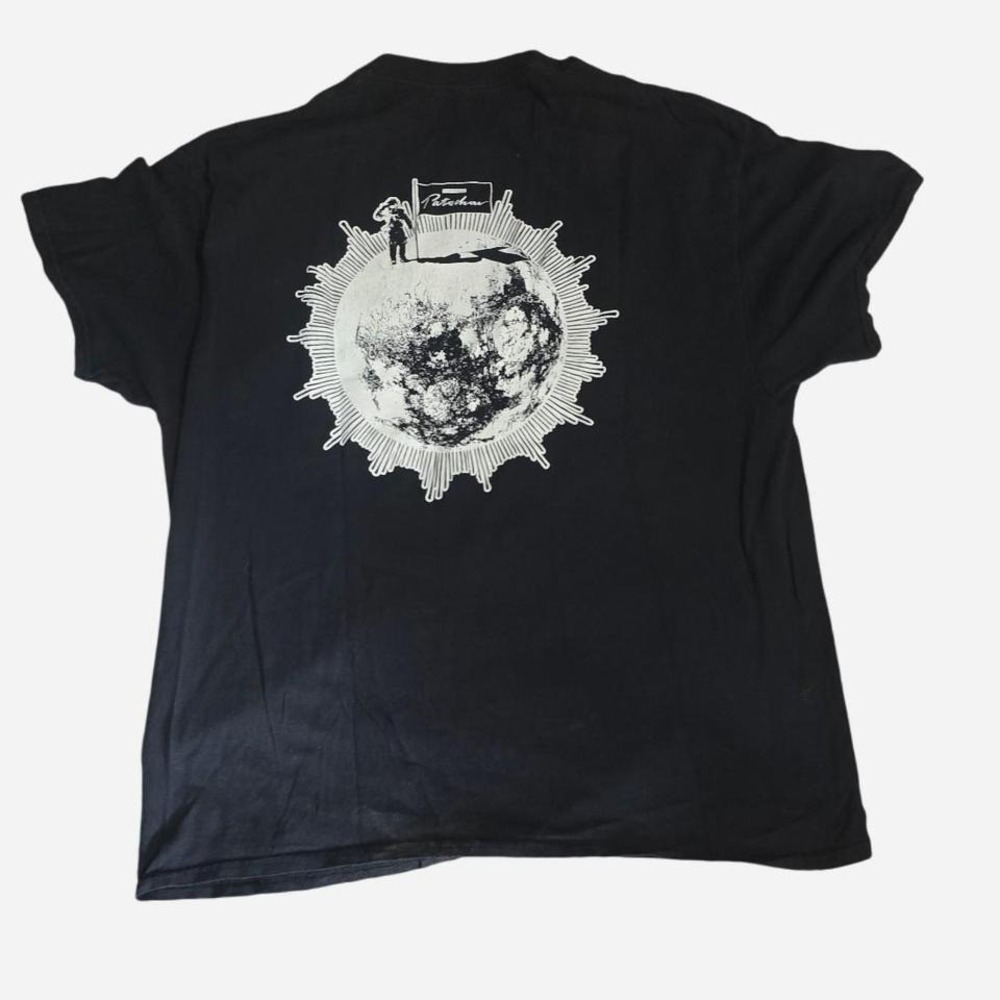 mens retro 90s black‎ patachou graphic tee size medium